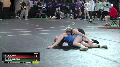 143 lbs Cons. Round 2 - Ella Schmit, Unattached vs Elleni Johnson, Army WCAP