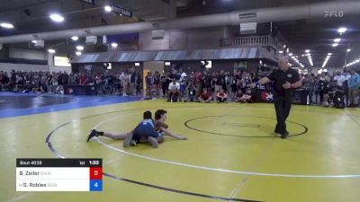 52 kg Rnd Of 32 - Bryce Zeiler, Chugach Eagles Wrestling Club vs Steven Robles, Aces Wrestling Academy