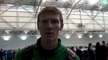 Matt Tegenkamp after rustbuster mile at 2012 UW Invitational