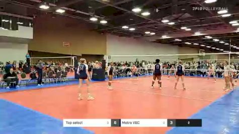 Top select vs Metro VBC - 2022 JVA Summerfest presented by Nike