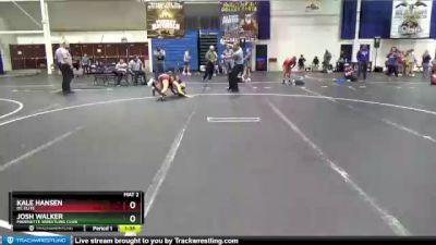 138 lbs Round 4 - Josh Walker, Marinette Wrestling Club vs Kale Hansen, DC Elite
