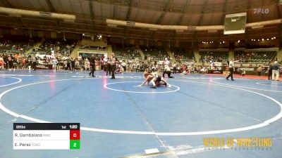 96 lbs Round Of 16 - Rocco Gambaiana, MWC Wrestling Academy vs Ernesto Perez, TCWC