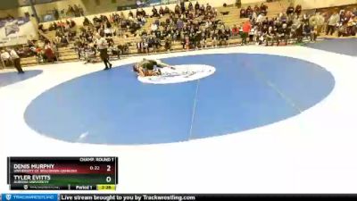 133 lbs Champ. Round 1 - Denis Murphy, University Of Wisconsin-Oshkosh vs Tyler Evitts, Aurora Universtiy