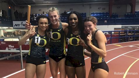 Oregon Women Break DMR Collegiate Record In New York