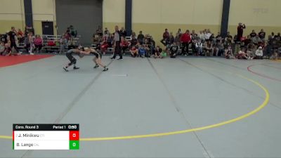 60 lbs Cons. Round 3 - Jeremiah Minikwu, CIWC Team Intensity vs Brogan Lange, Caledonia