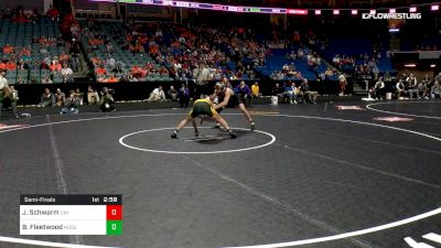 125 lbs Semifinal - Jay Schwarm, Northern Iowa vs Brent Fleetwood, North Dakota State