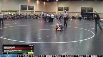 80 lbs Finals (2 Team) - Anton Goncharenko, Missouri Black vs Kolin Klaver, Iowa Gold