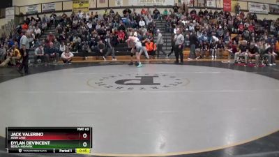 132 lbs Cons. Round 2 - Jack Valerino, Avon Lake vs Dylan DeVincent, Berea-Midpark