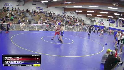 157 lbs Cons. Semi - Andrew Morgan, McMinnville Mat Club vs Kainen Zimmerman, Pendleton Wrestling Club