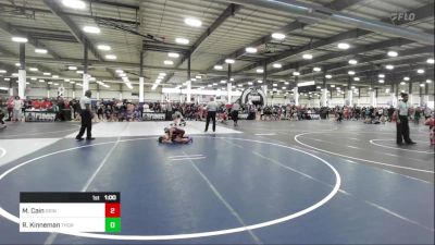 74 lbs Semifinal - Mikael Cain, Grindhouse WC vs Regan Kinneman, Thorobred WC