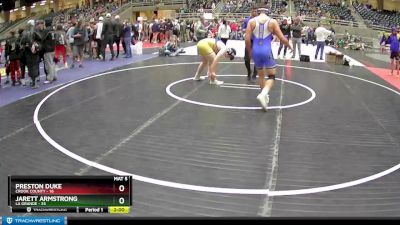 197 lbs Finals (8 Team) - Jarett Armstrong, La Grande vs Preston Duke, Crook County