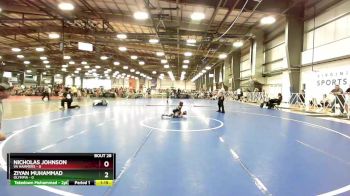 48 lbs Rd# 10- 4:00pm Saturday Final Pool - Nicholas Johnson, VA Hammers vs Ziyan Muhammad, Olympia