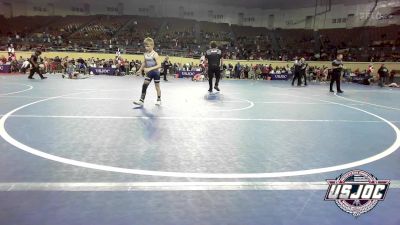 67 lbs Consi Of 8 #1 - Bode Smith, Hinton Takedown Club vs Deacon Brooks, Liberty Warrior Wrestling Club