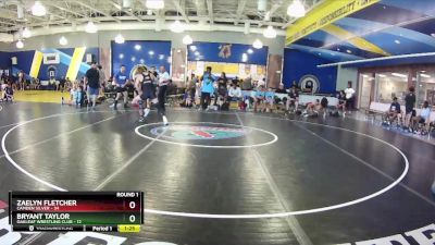 182 lbs Round 1 (8 Team) - Zaelyn Fletcher, Camden Silver vs Bryant Taylor, Oakleaf Wrestling Club