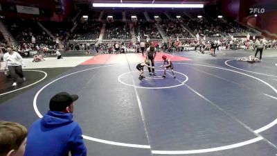 50 lbs Consi Of 8 #1 - Izen Lawley, CWC Thunder vs Cole Barrett, Sheridan WC