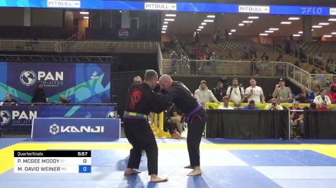 PATRICK MCGEE MOODY vs MICHAEL DAVID WEINER 2024 Pan Jiu Jitsu IBJJF Championship