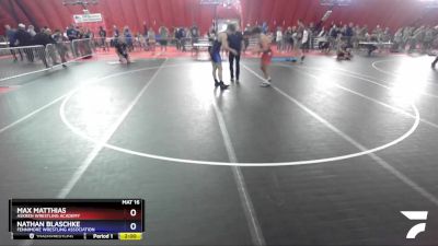 182 lbs Semifinal - Max Matthias, Askren Wrestling Academy vs Nathan Blaschke, Fennimore Wrestling Association