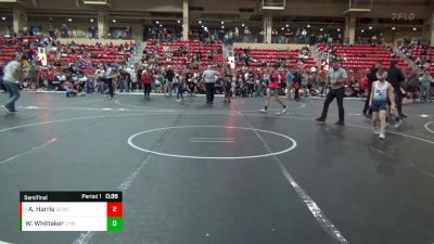 79 lbs Semifinal - Asher Harris, Ottawa County Wrestling Club vs Wesley Whittaker, CYWC