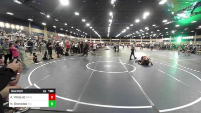 114 lbs Final - Adam Vasquez, Rough House vs Noah Granados, Silverback WC