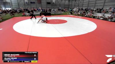 170 lbs Placement Matches (16 Team) - Brody Buzzard, Team Oregon vs Elijah Means, Kansas Red