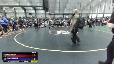 100 lbs Semifinal - Gracie Pham, WA vs Alexa Phillips, WA