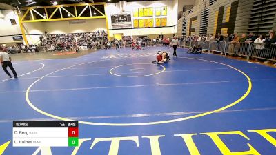 157A lbs Rr Rnd 3 - Cael Berg, Harvard vs Levi Haines, Penn State