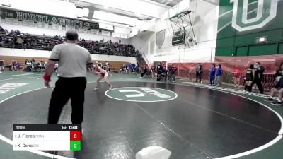 111 lbs Consi Of 16 #2 - Jennifer Flores, Orange Lutheran vs Xochitl Cena, Bishop Amat