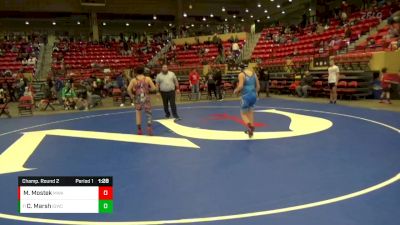 140 lbs Champ. Round 2 - Christian Marsh, Iron Grapplers Wrestling Club vs Mason Mostek, MWC Wrestling Academy