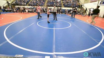 55 lbs Quarterfinal - Deion Berna, Wagoner Takedown Club vs Cain Howeth, Barnsdall Youth Wrestling