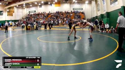 106 lbs Cons. Round 5 - Daniel Mendoza, Fontana vs Joseph Garcia, Magnolia