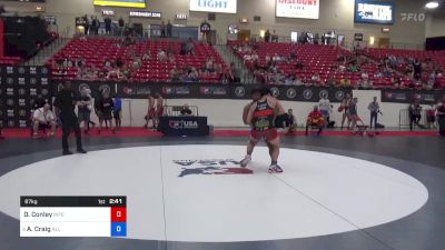 87 kg Cons 8 #2 - Daniel Conley, Interior Grappling Academy vs Austin Craig, All Navy Wrestling