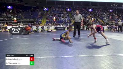 75 lbs Round Of 16 - Colton Louderback, Neshaminy vs Saraj Thompson, Erie