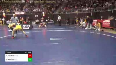 100 lbs Consy 4 - Gionno Gardner, Canon-McMillan vs Thomas Bencho, West Allegheny