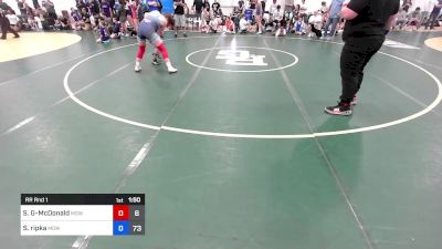 77 kg Rr Rnd 1 - Shelby Gipson-McDonald, MGW Jaw Breakers vs Sierra Ripka, MGW Rebels