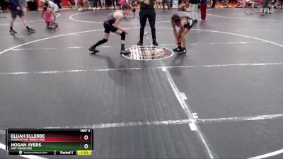 90/103/10u100 Round 2 - Elijah Ellerbe, Foundation Wrestling vs Hogan Ayers, Mat Monstars