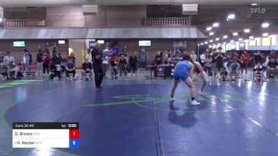 68 kg Cons 32 #2 - Dylan Brown, Ironclad Wrestling Club vs Hayden Reuter, Interior Grappling Academy