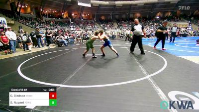 105 lbs Consi Of 8 #2 - Gage Bledsoe, Woodland Wrestling Club vs Sam Nugent, Powerhouse Wrestling