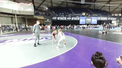 59-64 lbs Quarterfinal - Aria Barajas, Moses Lake Wrestling Club vs Nova Andrade, Ascend Wrestling Academy