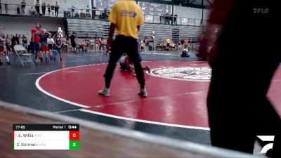 77-85 lbs Champ. Round 1 - Ezekiel Willis, Beat The Streets Chicago vs Chase Gorman, SJO Youth Wrestling Club