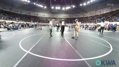 105 lbs Round Of 16 - Blake Lamb, Sallisaw Takedown Club vs Jay Collins, Newkirk Takedown