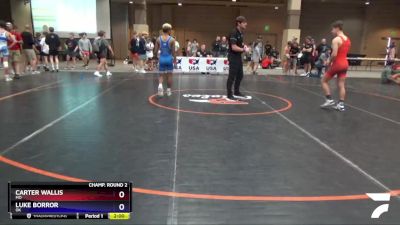 138 lbs Cons. Round 4 - Kasen McAffrey, OK vs Julian Glover, KS