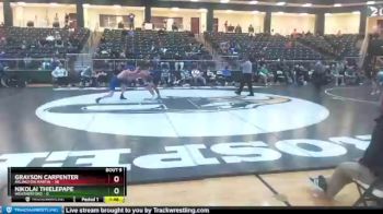 160 lbs Quarters & 1st Wb (16 Team) - Grayson Carpenter, Arlington Martin vs Nikolai Thielepape, Weatherford