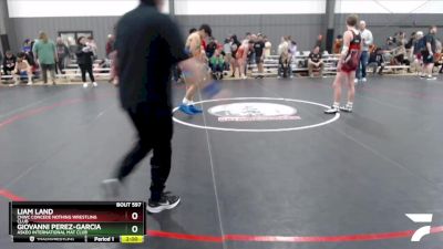 138 lbs Cons. Semi - Liam Land, CNWC Concede Nothing Wrestling Club vs Giovanni Perez-Garcia, Askeo International Mat Club