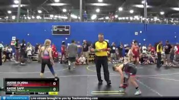 75 lbs Round 4 (6 Team) - Kassie Sapp, The Funky Singlets vs Averie Olvera, Steel Valley