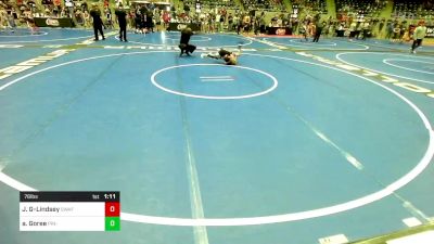 76 lbs Semifinal - Jayden Green-Lindsey, Spartan Wrestling Fort Smith vs Armond Goree, Pin-King All Stars