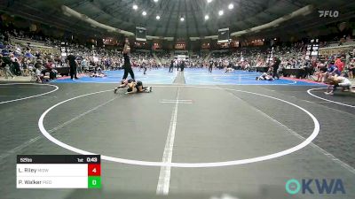 52 lbs Consi Of 16 #2 - Leland Riley, Midwest City Bombers vs Paul Walker, Piedmont