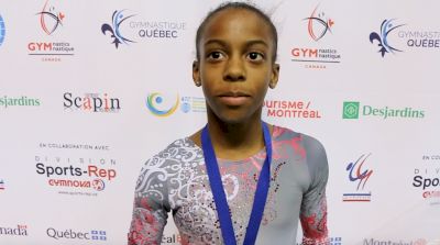 Anya Pilgrim On Taking 2nd AA On Big International Stage - 2017 International Gymnix Challenge