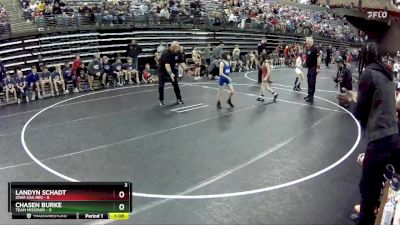 55 lbs Quarterfinals (8 Team) - Landyn Schadt, Iowa USA Red vs Chasen Burke, Team Missouri