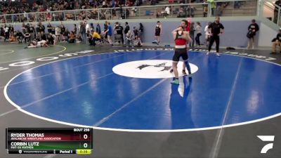 130 lbs Round 3 - Ryder Thomas, Avalanche Wrestling Association vs Corbin Lutz, Mat-Su Matmen