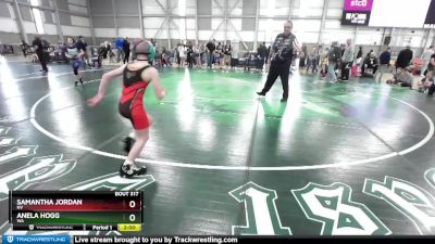 75 lbs Quarterfinal - Samantha Jordan, NV vs Anela Hogg, WA